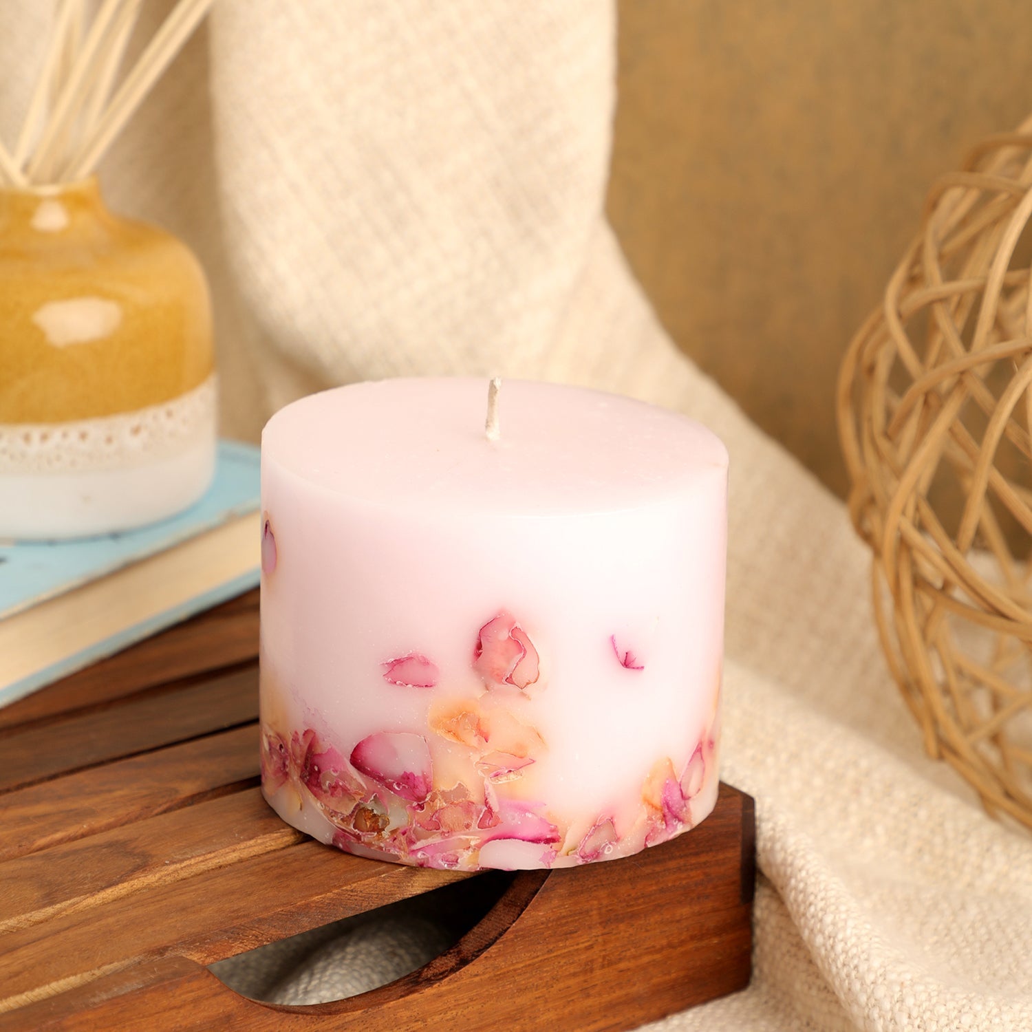 Botanical Pillar Candles